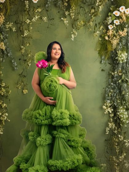 Anitha - Maternity Photography Glamorous Gown Portraits photo 3