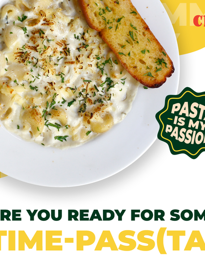 If you're having a bad day, a nice plate of pasta can change it all. Our creamy Mac and Cheese, baked to perfection, is the ultimate comfort food.
