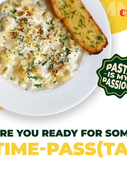 If you're having a bad day, a nice plate of pasta can change it all. Our creamy Mac and Cheese, baked to perfection, is the ultimate comfort food.