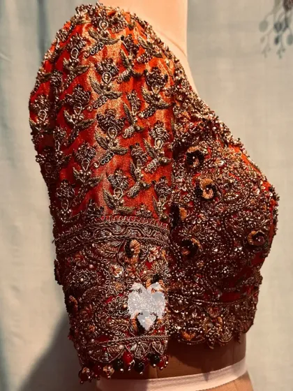 Blouse House by Mahitha Prasad - Custom Blouse Design & Embroidery Muhurtham Masterpieces: The Bridal Edit photo 19