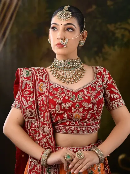 Surabhi's Makeup Studio & Academy - Professional Makeup & Hairstyling Courses Student Portfolios: Modern & Reception Glam photo 8