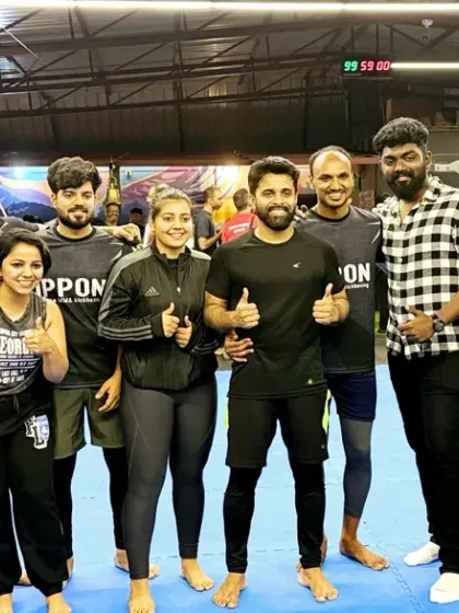 This is Team Ippon. We believe in growing together, and that includes competing together. This was taken after a great learning experience at the Fight Pundit grappling league.