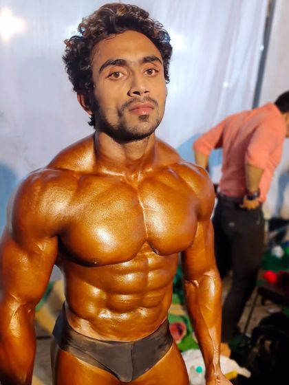 How old is this photo? A throwback to my early days in bodybuilding, showing the foundation I built.