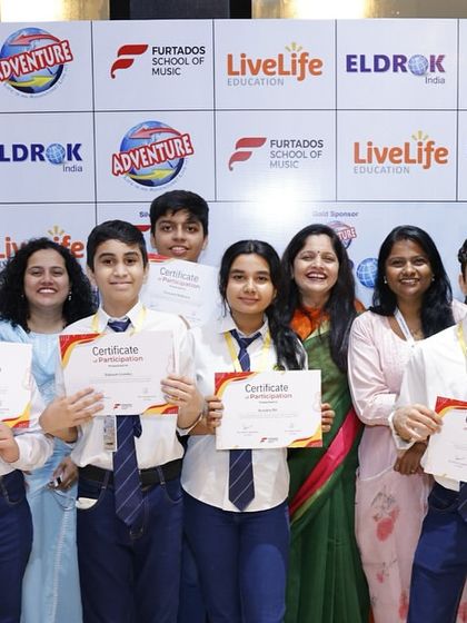 A proud moment with a group of student performers and educators at the Eldrok Mumbai Summit. I believe in giving students a platform to showcase their skills in front of education industry leaders.