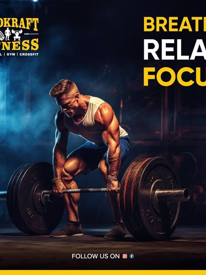 Breathe, relax, focus. Before you lift, take a moment to center yourself. A focused mind leads to a powerful workout.