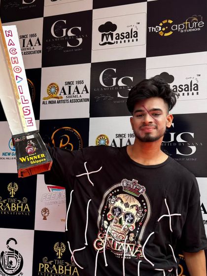 A proud moment holding the skipper winner trophy. This represents the success of my entire team.