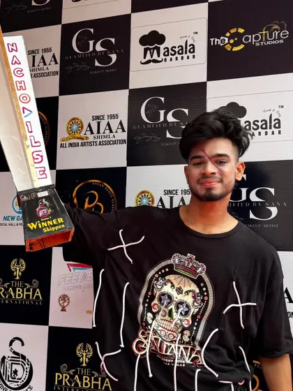 A proud moment holding the skipper winner trophy. This represents the success of my entire team.