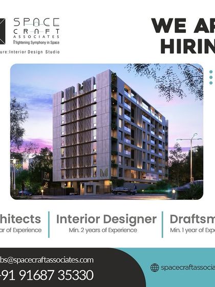 Space Craft Associates in Pune is hiring for multiple roles.