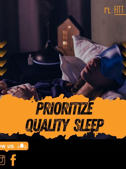Prioritize quality sleep. It is one of the most underrated tools for recovery, health, and performance.
