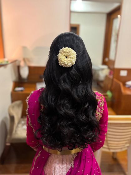 Laxmi Ramkrishna - Special Occasion Hairstyling Flowing Curls & Half-Up Styles photo 7