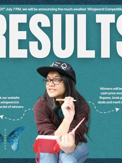 The anticipation is real. This graphic announces the upcoming results for the Wingword Poetry Competition. We award cash prizes, book publication deals, and merit certificates, providing tangible recognition for the hard work and talent of poets across the country.