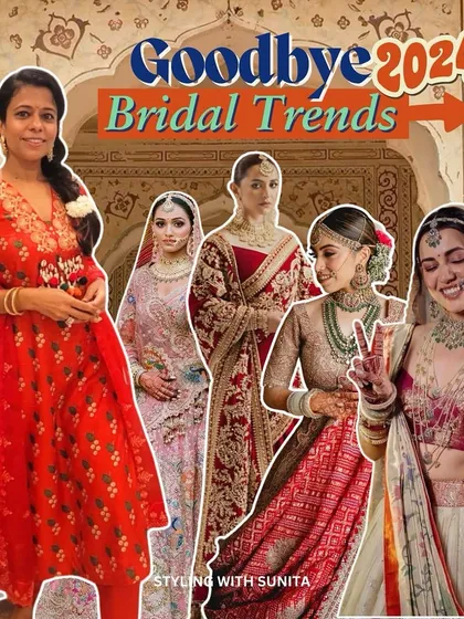 A visual farewell to the bridal trends of 2024. It's time to move on from predictable looks and embrace fresh styles for the new wedding season.