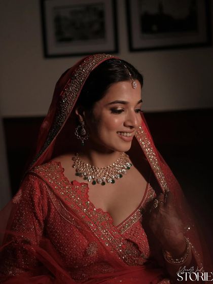 Timeless Red Lehenga Brides photo 12