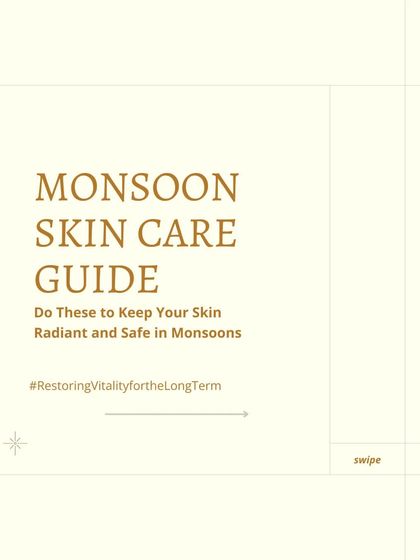 The cover of my Monsoon Skin Care Guide, designed to help you keep your skin radiant and safe during the rainy season.