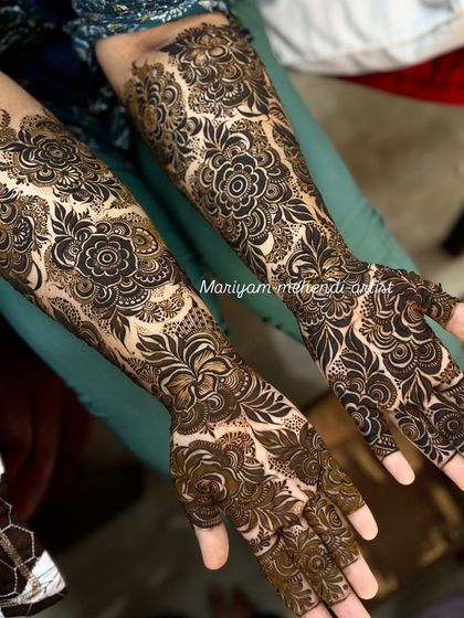 Full Bridal Mehendi for Hands photo 23