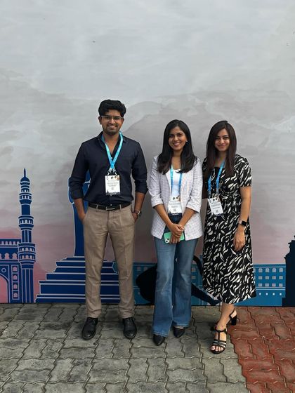 With colleagues at Dermacon 2024. Collaborating with peers is essential for advancing our collective knowledge and improving patient outcomes.