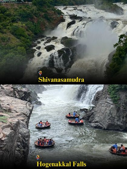 If you're a fan of waterfalls, choose between the mighty Shivanasamudra falls or the unique Hogenakkal falls with its coracle rides.