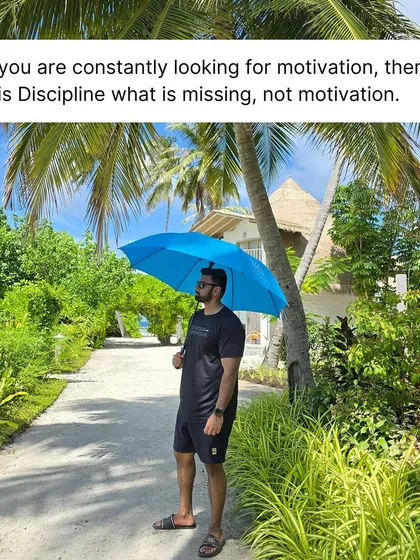 If you are constantly looking for motivation, then it is discipline that is missing. The day you accept this, you will spend more time taking action and less time searching for a fleeting feeling.