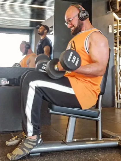 My favorite biceps exercise? The one I do with perfect form. Whether it's dumbbells, cables, or a machine, execution is everything. Drop the ego and the weight.