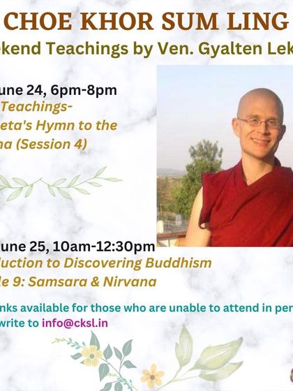 Choe Khor Sum Ling - Buddhist Pujas & Ceremonies Weekend Teachings & Schedules photo 4