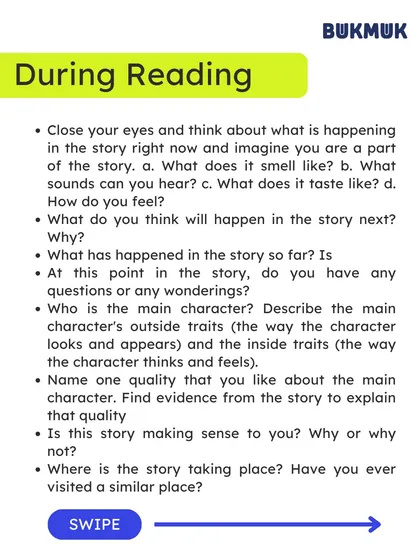 For younger readers under 8, these reflection prompts are a great way to build early literacy skills. Ask them to predict the story from the cover, describe the characters, and think about the story's message.