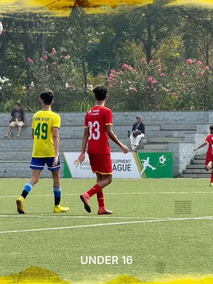 Our players competing during the friendly match against RFYC, gaining valuable experience against top-tier opposition.