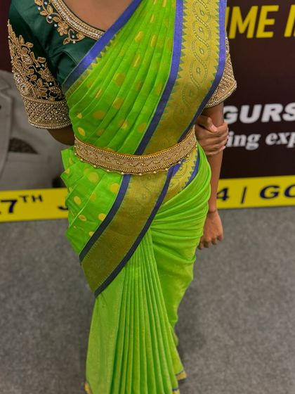 South Indian Bridal Drapes photo 79