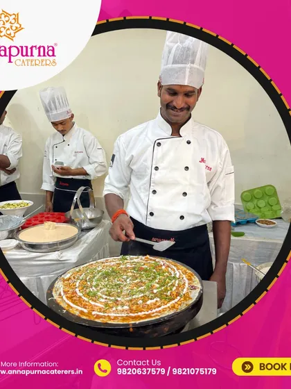Nothing beats the excitement of a live food counter. Our chefs love interacting with guests while preparing fresh, hot dosas right before their eyes, ensuring every serving is perfect.