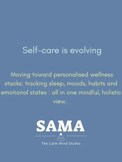 Self care is evolving beyond simple routines. I focus on a personalized, holistic view of wellness, helping you become more aware of your sleep, moods, and emotional states to build a sustainable practice.