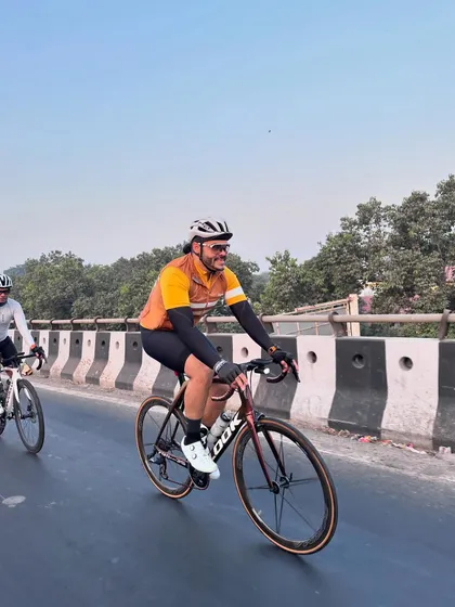 Riding in formation is key to our endurance training, helping everyone keep the pace.