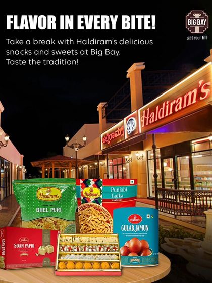 Taste the tradition with Haldiram's. Whether you need a crunchy snack like Bhel Puri or a sweet treat like Gulab Jamun, we have your road trip munchies sorted.