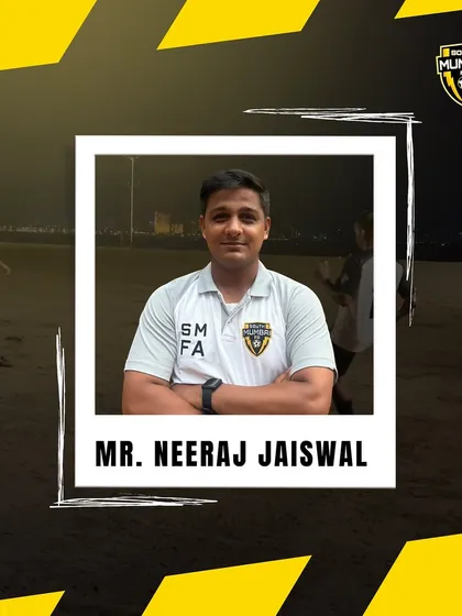 Another one of our dedicated coaches, Mr. Neeraj Jaiswal, who has successfully completed his AIFF 'D' License.