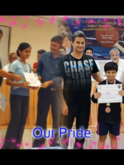 Celebrating the success of our youngest champions at the JVPG TSTTA District Championship. Nurturing talent from a young age is a key part of our academy's mission.