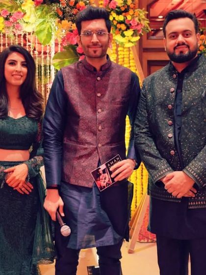 Another happy photo with the couple. Building a rapport with the bride and groom is essential for a successful event.