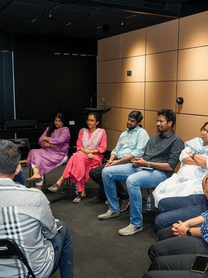 Another shot of the engaging group discussion at the IIA Coimbatore Centre.