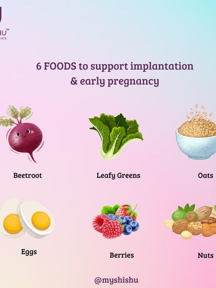 Nutrition plays a key role in creating a receptive environment for pregnancy. Here are six specific foods like beetroot, leafy greens, and berries that can help support successful implantation and a healthy early pregnancy.
