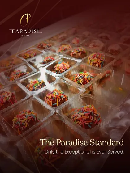 The Paradise Standard. Our chocolate balls covered in colorful sprinkles are a fun and delicious treat, especially popular at birthdays and family events.