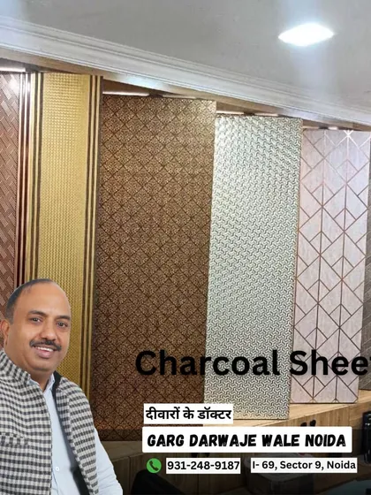 Charcoal sheets are a very popular choice for adding texture and style. We have a huge variety of patterns, from classic weaves to modern geometric designs, to give your walls a premium look. Let me help you choose the right one.