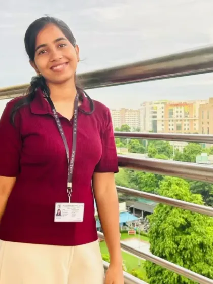 A moment of quiet reflection at AIIMS. The environment here constantly reminds me of the deep connection between mind, body, and health.