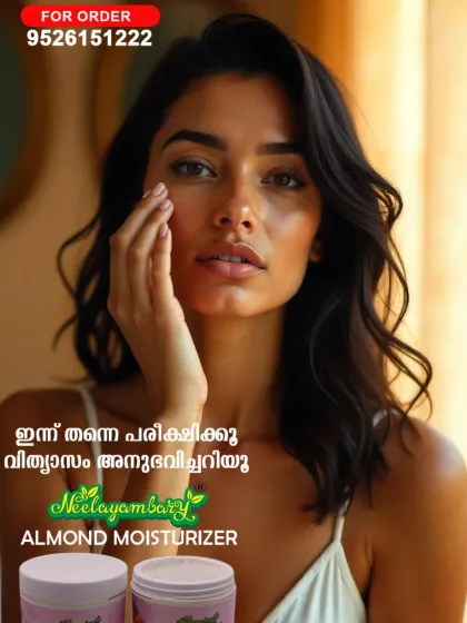 Try our Almond Moisturizer and feel the difference. This handmade cream provides deep nourishment, leaving your skin radiant and glowing. It's especially good for dry and sensitive skin types.