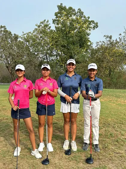 Another group of my talented junior girls at our invitational event.
