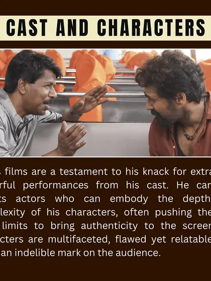 Director of the Week: Bala. A revolutionary force in Tamil cinema, he is known for extracting powerful, authentic performances from his actors that leave a lasting mark.
