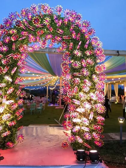 Crimson and Cherry - Wedding Design & Styling Grand Receptions & Sangeet Nights photo 12