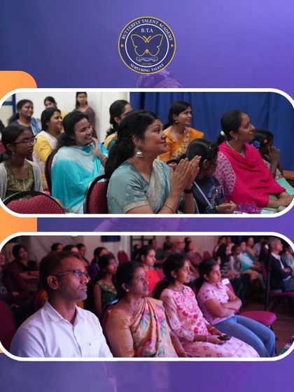 The captivated audience at one of our guest artist recitals. We foster a community of art lovers, and our events are attended by students, parents, and connoisseurs of classical dance.