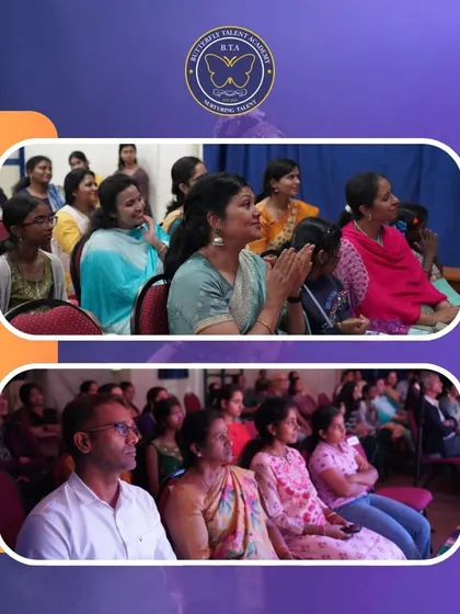 The captivated audience at one of our guest artist recitals. We foster a community of art lovers, and our events are attended by students, parents, and connoisseurs of classical dance.