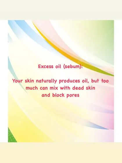 Excess oil, or sebum, is a primary cause of clogged pores. When it mixes with dead skin cells, it can create blockages that lead to acne.