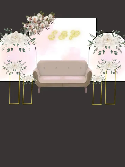 A duplicate of the white and blush pink digital layout, illustrating our design concepts for clients.