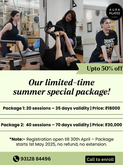 Here are the details of our limited-time summer special package. Choose between 20 or 40 sessions and get ready to transform your body and boost your confidence.