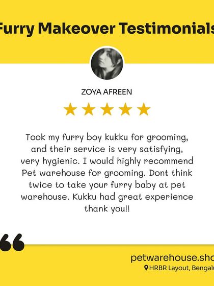 Pet Warehouse - Pet Grooming Services Words from Our Pet Parents photo 24