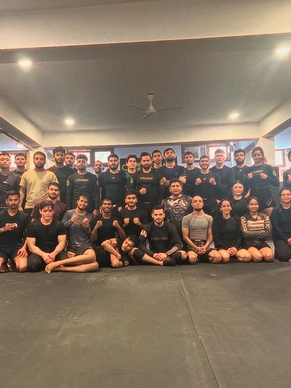 The aftermath of Saturday's fight training. Exhausted but united. This is our family.
